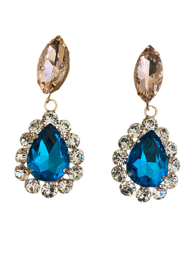 Teardrop Crystal Earrings