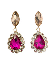 Teardrop Crystal Earrings