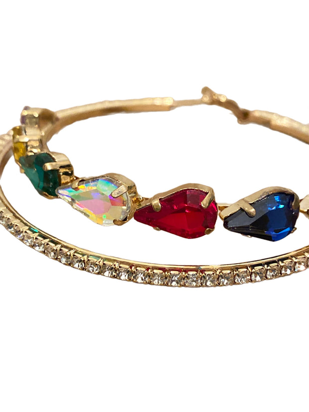 Double round earrings Earrings