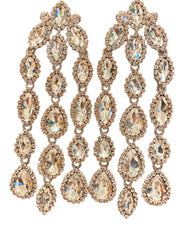 Gemstone Long Earrings