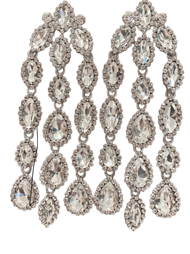 Gemstone Long Earrings