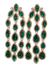 Gemstone Long Earrings