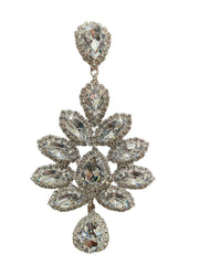 Rhinestone wedding earrings