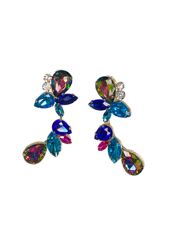 Rhinestone Chandelier Earrings