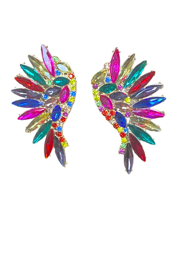 Wing bohemian earring