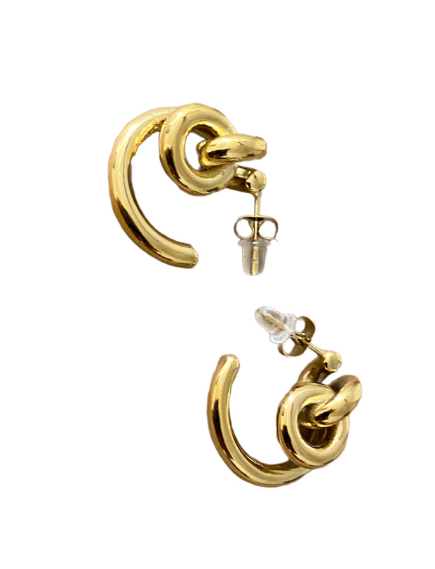 Knotted Unusual Fashion Stud Earrings